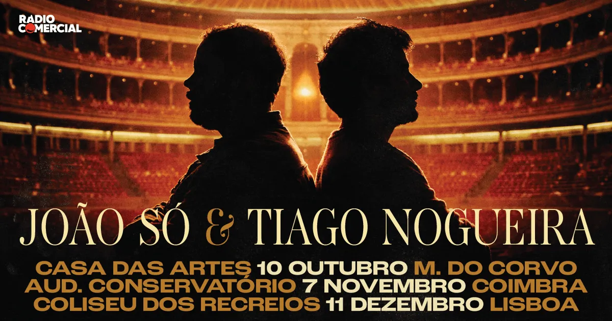 João Só e Tiago Nogueira juntos para três concertos de "música pela música"!