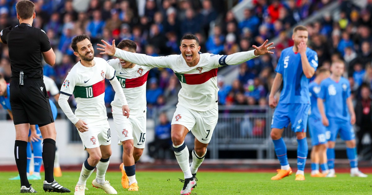 Euro2024. Portugal vence na Islândia com golo de Ronaldo no jogo 200 pela  seleção